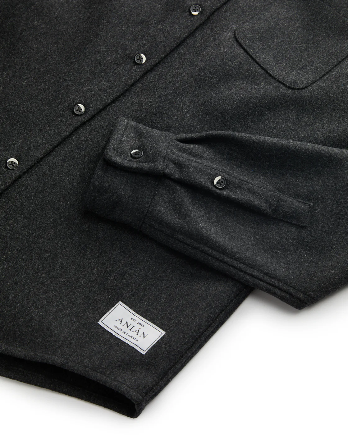 The Modern Melton Wool Shirt (600GSM) - Image 5