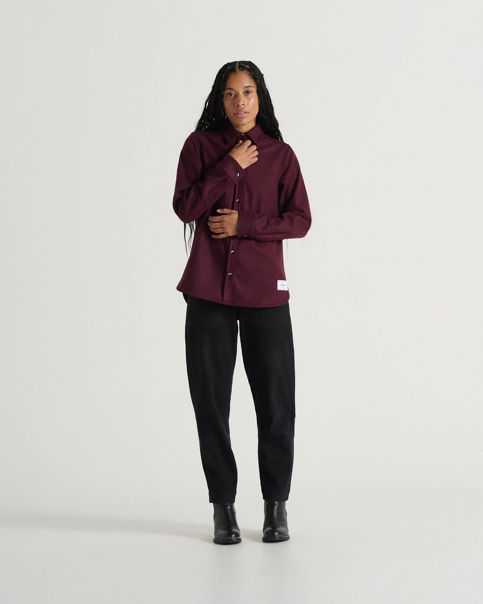 The Modern Melton Wool Shirt (600GSM) - Image 10