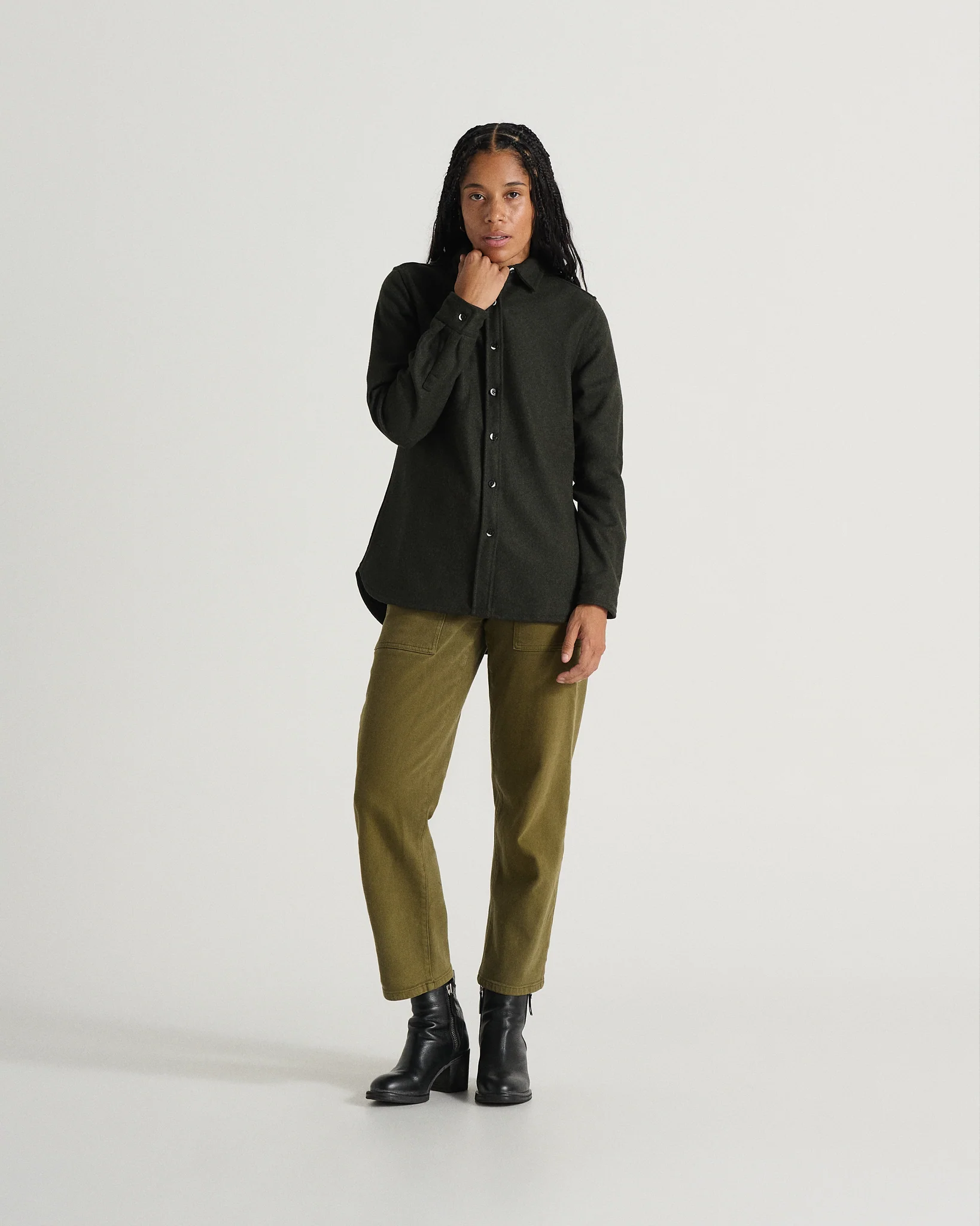 The Modern Melton Wool Shirt (600GSM) - Image 32