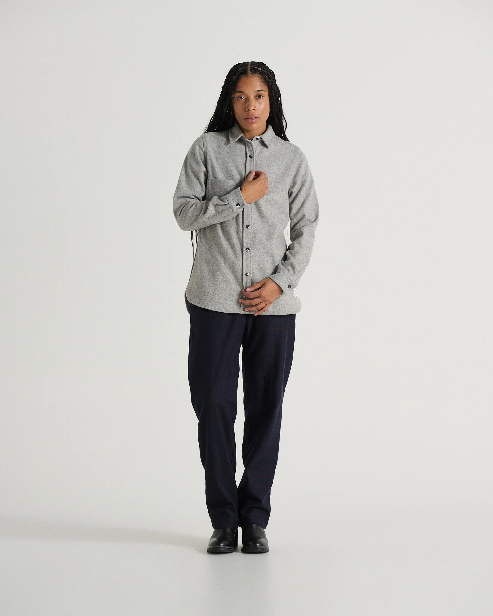The Modern Melton Wool Shirt (600GSM) - Image 40